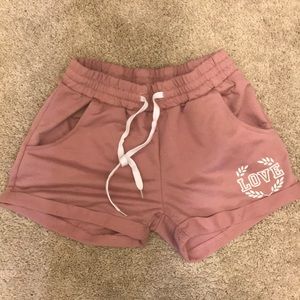 Pink shorts